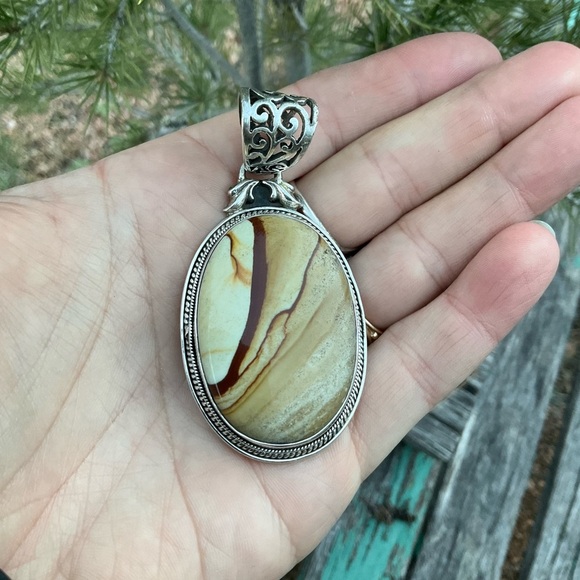 Jewelry - Banded Desert Jasper Pendant